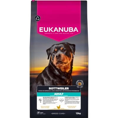 Eukanuba Breed Care Croquettes pour Rottweilers adultes 12 kg Eukanuba Breed Care Croquettes pour Rottweilers adultes 12 kg
