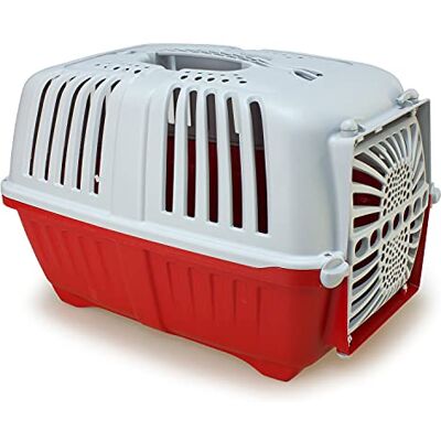 Arquivet Cage de transport "Pratiko" 48 x 31,5 x 33 cm Pour les petits animaux de compagnie Transport en plastique pour votre animal Chiens adultes, chiots, chats et autres Arquivet Cage de transport "Pratiko" 48 x 31,5 x 33 cm Pour les petits animaux de compagnie Transport en plastique pour votre animal Chiens adultes, chiots, chats et autres