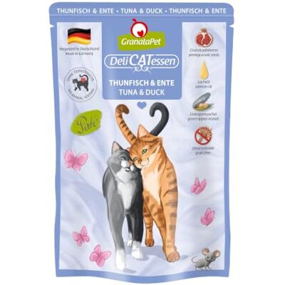 GranataPet DeliCatessen Thon et Canard - Nourriture humide pour chats GranataPet DeliCatessen Thon et Canard - Nourriture humide pour chats