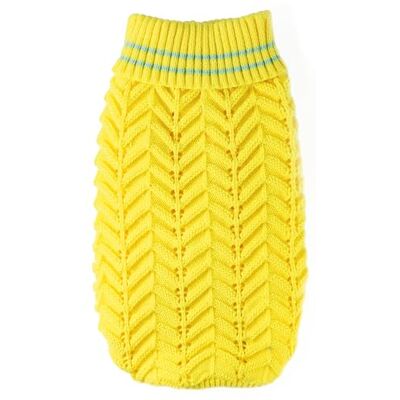 RECORD Dolly Jaune XXS Pull à Col Haut - Type de Produit RECORD Dolly Jaune XXS Pull à Col Haut - Type de Produit
