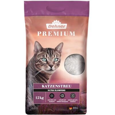 Dehner Premium Litière pour Chat avec lumpend Ultra 12 kg Dehner Premium Litière pour Chat avec lumpend Ultra 12 kg