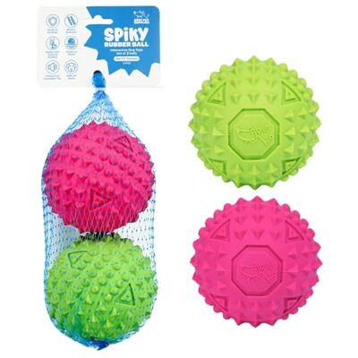 Best Pet Supplies Jouet couineur doux et solide pour chien de petite, moyenne et grande taille, jouet interactif pour jouer à l'intérieur, résiste aux morsures, Fuchsia, vert (L : 8,9 cm) Best Pet Supplies Jouet couineur doux et solide pour chien de petite, moyenne et grande taille, jouet interactif pour jouer à l'intérieur, résiste aux morsures, Fuchsia, vert (L : 8,9 cm)
