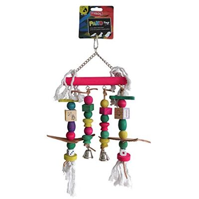 Tyrol Pako ABC Fugleleke 22cm - Jouet pour oiseaux Tyrol Pako ABC Fugleleke 22cm - Jouet pour oiseaux
