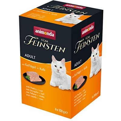 Nourriture humide Animonda vom Feinsten Adult - Haute viande, sans céréales, équilibrée Nourriture humide Animonda vom Feinsten Adult - Haute viande, sans céréales, équilibrée