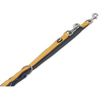 Laisse pour chien Nobby Modèle Preno - 200cm Nylon, Orange/Gris - Laisse chien Laisse pour chien Nobby Modèle Preno - 200cm Nylon, Orange/Gris - Laisse chien