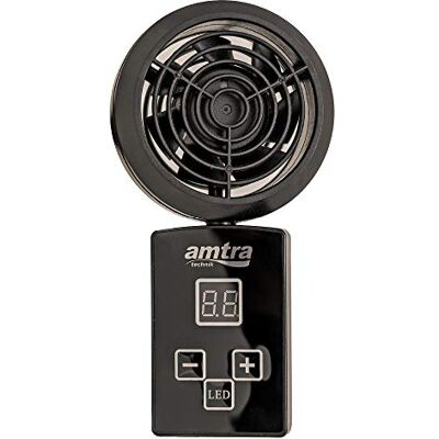 Amtra Borea 80 LED Ventilateur des Refroidissement pour Aquarium avec Système d'Éclairage LED Moon/Actinique pour Aquariums des 15 à 80 L Amtra Borea 80 LED Ventilateur des Refroidissement pour Aquarium avec Système d'Éclairage LED Moon/Actinique pour Aquariums des 15 à 80 L