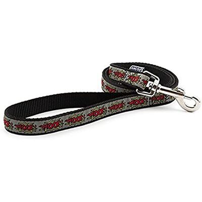 Laisse pour chien Woof gris d'Ancol - 19 mm x 1 m Laisse pour chien Woof gris d'Ancol - 19 mm x 1 m