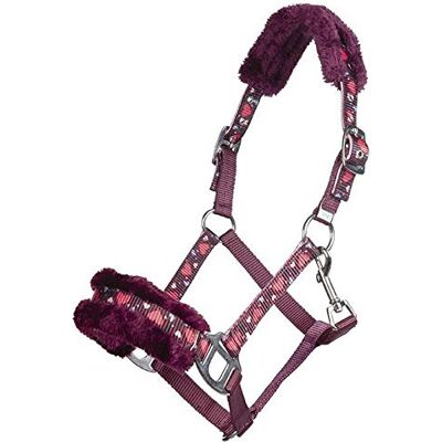 HKM Heart 3100 Shetty Licol et tricot Bordeaux HKM Heart 3100 Shetty Licol et tricot Bordeaux