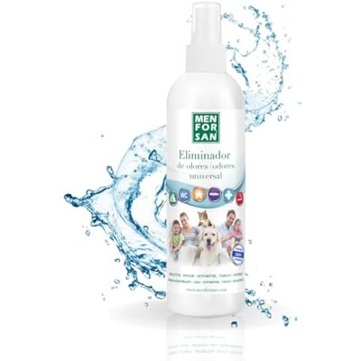 MENFORSAN Spray éliminateur d'odeurs 250 ml, spécial maison avec animaux domestiques, élimine instantanément toutes les mauvaises odeurs, convient à tous les types de surfaces MENFORSAN Spray éliminateur d'odeurs 250 ml, spécial maison avec animaux domestiques, élimine instantanément toutes les mauvaises odeurs, convient à tous les types de surfaces