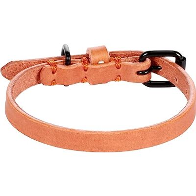 FLAMINGO COLLIIER LEANO Cognac XS 21-26CM 10MM FLAMINGO COLLIIER LEANO Cognac XS 21-26CM 10MM
