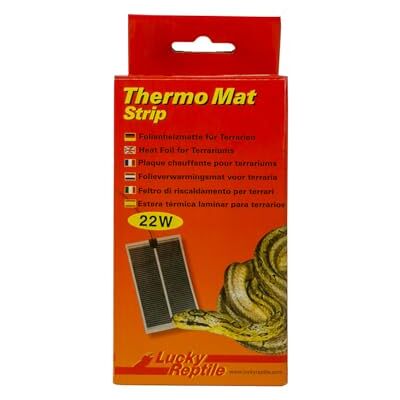 Lucky Reptile HTMS-22 Thermo Mat Strip Tapis Chauffant pour Terrarium 22 W Lucky Reptile HTMS-22 Thermo Mat Strip Tapis Chauffant pour Terrarium 22 W
