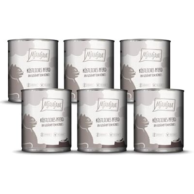 MjAMjAM 110886 - Taux élevé de viande, Sans céréales, Ingrédients régionaux - Nourriture humide pour chats MjAMjAM 110886 - Taux élevé de viande, Sans céréales, Ingrédients régionaux - Nourriture humide pour chats