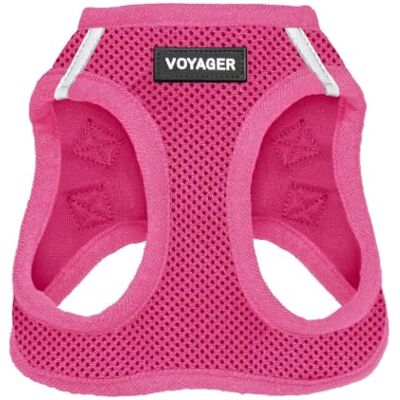 Best Pet Supplies Voyager Step-in Air – Harnais pour chien – Harnais en maille résistante aux intempéries pour chiens de petite et moyenne taille (fuchsia), taille XL Best Pet Supplies Voyager Step-in Air – Harnais pour chien – Harnais en maille résistante aux intempéries pour chiens de petite et moyenne taille (fuchsia), taille XL
