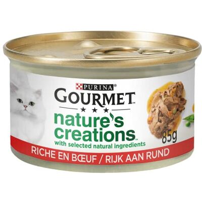 Gourmet NATURE'S CREATIONS 85G BOEUF Gourmet NATURE'S CREATIONS 85G BOEUF