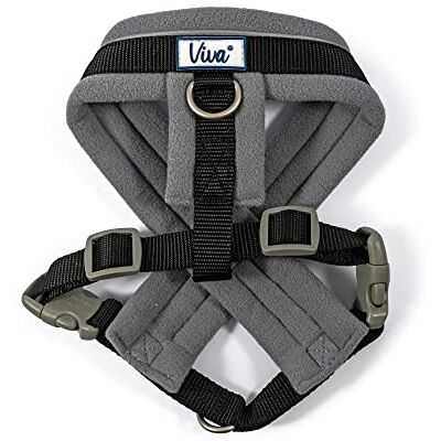 Ancol Viva Harnais rembourré Noir Taille S 36-42 cm Ancol Viva Harnais rembourré Noir Taille S 36-42 cm