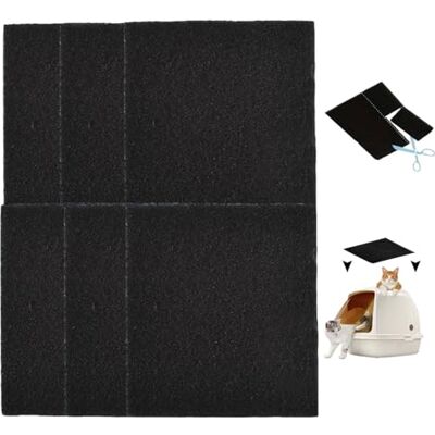 BOBOZHONG Filtres Litière Chat,6 pièces filtres à Charbon de Rechange pour litière, Filtres à Bacs à Compost Filtres À Charbon Actif,Filtre À Filtre À Charbon pour Litière,10,5 x 11,5 x 0,5 cm BOBOZHONG Filtres Litière Chat,6 pièces filtres à Charbon de Rechange pour litière, Filtres à Bacs à Compost Filtres À Charbon Actif,Filtre À Filtre À Charbon pour Litière,10,5 x 11,5 x 0,5 cm