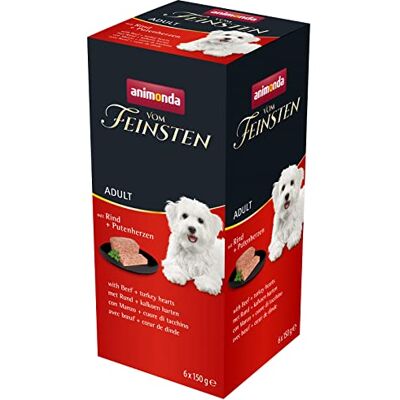 Animonda vom Feinsten Adulte Sans Céréales 48 x 150 g - Bœuf & Cœurs de Dinde Animonda vom Feinsten Adulte Sans Céréales 48 x 150 g - Bœuf & Cœurs de Dinde