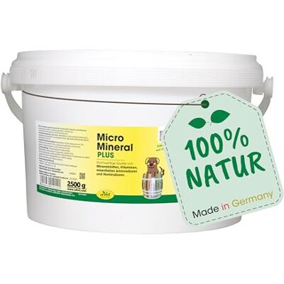 cdVet Naturprodukte MicroMineral plus Hund & Katze 2,5 kg extra Zink und Selen Vitamin, Mineralstoff- und Spurenelementgeber Magensäurebinder Schadstoffebinder Magen-Darm Regulation - cdVet Naturprodukte MicroMineral plus Hund & Katze 2,5 kg extra Zink und Selen Vitamin, Mineralstoff- und Spurenelementgeber Magensäurebinder Schadstoffebinder Magen-Darm Regulation -