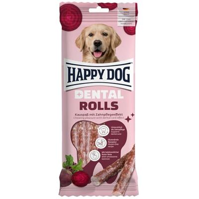 Happy Dog Dental Snacks Dental Rolls (148 g) : lot de 5 Happy Dog Dental Snacks Dental Rolls (148 g) : lot de 5