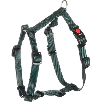 FLAMINGO Harnais pour Chien H Ziggi Vert foncé XS 25 à 40cm 10mm Réglable en continu avec Anneau pour Attacher Une Laisse avec Boucle à clic et Bouton de sécurité FLAMINGO Harnais pour Chien H Ziggi Vert foncé XS 25 à 40cm 10mm Réglable en continu avec Anneau pour Attacher Une Laisse avec Boucle à clic et Bouton de sécurité