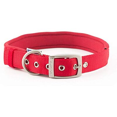 Ancol Heritage Collier pour Chien rembourré en Nylon, X-Large, Rouge Ancol Heritage Collier pour Chien rembourré en Nylon, X-Large, Rouge