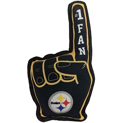 Pets First NFL Pittsburgh Steeers #1 Jouet pour chien et chat. Meilleur jouet robuste pour animaux de compagnie avec couineur intérieur. Pets First NFL Pittsburgh Steeers #1 Jouet pour chien et chat. Meilleur jouet robuste pour animaux de compagnie avec couineur intérieur.