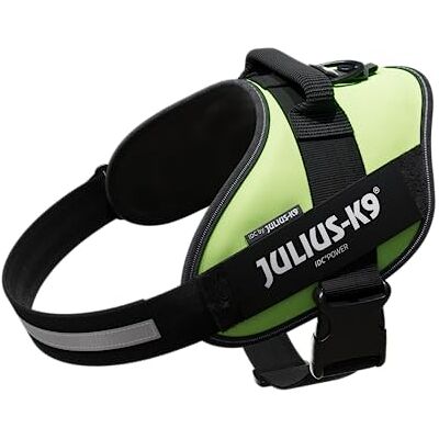 Julius-K9 Harnais IDC Power, Taille: 2, Jaune Fluo Julius-K9 Harnais IDC Power, Taille: 2, Jaune Fluo