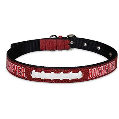 Pets First COLLEGIATE OHIO STATE BUCKEYES Collier pour animal de compagnie, édition limitée, taille S Pets First COLLEGIATE OHIO STATE BUCKEYES Collier pour animal de compagnie, édition limitée, taille S