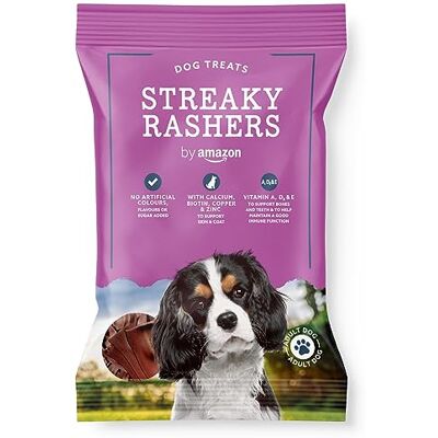 by Amazon Snack pour chien, Streaky Rashers, 85 g by Amazon Snack pour chien, Streaky Rashers, 85 g