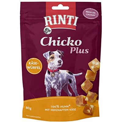 Rinti Chicko Plus Cube à fromage avec poulet 12 x 80 g Rinti Chicko Plus Cube à fromage avec poulet 12 x 80 g