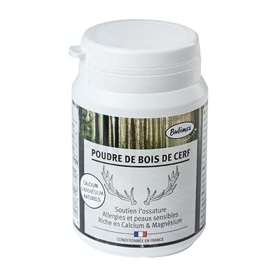 Bubimex Poudre d’os de cerf 60 g Complément alimentaire Bubimex Poudre d’os de cerf 60 g Complément alimentaire