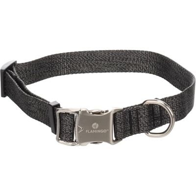 FLAMINGO Collier Mago pour Chien Gris Foncé L 45-65cm 25mm FLAMINGO Collier Mago pour Chien Gris Foncé L 45-65cm 25mm