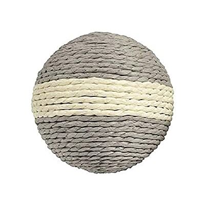 Bobby Boule pour chat griffoir, jeu pour chat en corde recyclée, gris, 10 cm Bobby Boule pour chat griffoir, jeu pour chat en corde recyclée, gris, 10 cm