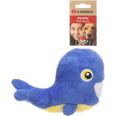 FLAMINGO Jouet GEBLA Baleine Bleu 12,5x21x12CM FLAMINGO Jouet GEBLA Baleine Bleu 12,5x21x12CM