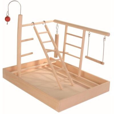 Trixie Place de Jeux en Bois pour Perruches Canaris 34 × 26 × 25 cm Trixie Place de Jeux en Bois pour Perruches Canaris 34 × 26 × 25 cm