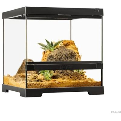 Exo Terra Pro Terrarium X-Small Large Terrarium en verre 30 x 30 x 30 Ventilation à 3 niveaux, perméabilité UVB, double porte, fond du boîtier anti-fuite, pour invertébrés et petits reptiles Exo Terra Pro Terrarium X-Small Large Terrarium en verre 30 x 30 x 30 Ventilation à 3 niveaux, perméabilité UVB, double porte, fond du boîtier anti-fuite, pour invertébrés et petits reptiles
