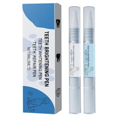 Opilroyn Stylo éclaircissant pour animaux de compagnie Brosse à dents pour chiens fraîche, kit de brosse à dents pour chien Kit de nettoyage des dents de 3 ml x 2 pour chat/chien Blanchiment et Opilroyn Stylo éclaircissant pour animaux de compagnie Brosse à dents pour chiens fraîche, kit de brosse à dents pour chien Kit de nettoyage des dents de 3 ml x 2 pour chat/chien Blanchiment et