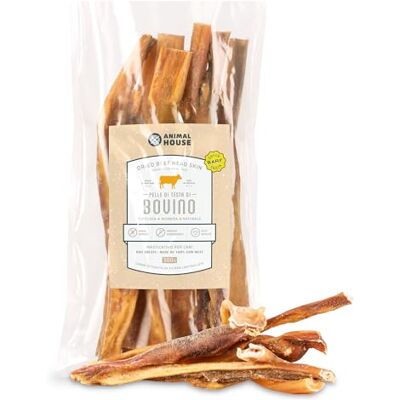 Animal House Friandise Chien BARF Naturelle – Peau de Tête de Bœuf 30 cm, Snack Séché Riche en Protéines (500 g, PEAU DE TÊTE DE BŒUF) Animal House Friandise Chien BARF Naturelle – Peau de Tête de Bœuf 30 cm, Snack Séché Riche en Protéines (500 g, PEAU DE TÊTE DE BŒUF)