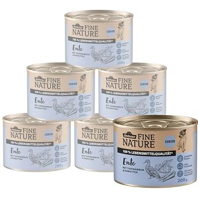 Nourriture pour chiens Dehner - Canard Senior - 6 x 200g Nourriture pour chiens Dehner - Canard Senior - 6 x 200g