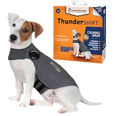 Thundershirt Petlife Manteau pour chien Gris Taille S Thundershirt Petlife Manteau pour chien Gris Taille S