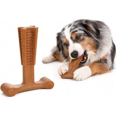 FLAMINGO JCHIEN NYL'O Bamboo T-Bone Boeuf Brun Large 18,5CM FLAMINGO JCHIEN NYL'O Bamboo T-Bone Boeuf Brun Large 18,5CM