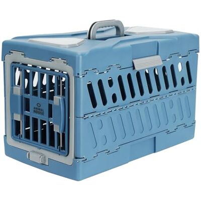 Animal House Transport portable pour animaux domestiques, idéal pour les voyages, facile à plier, supporte jusqu'à 11 kg 55,9 x 33,0 x 37,1 cm Animal House Transport portable pour animaux domestiques, idéal pour les voyages, facile à plier, supporte jusqu'à 11 kg 55,9 x 33,0 x 37,1 cm