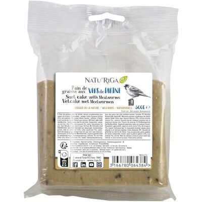 Riga NATU' Pain de Graisse vers de Farine 300g Riga NATU' Pain de Graisse vers de Farine 300g