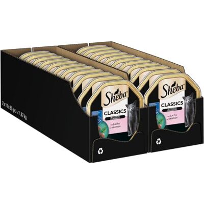 Sheba chat Doublure de Nourriture Classics, 22 Bols (2x 11 x 85 g) Sheba chat Doublure de Nourriture Classics, 22 Bols (2x 11 x 85 g)