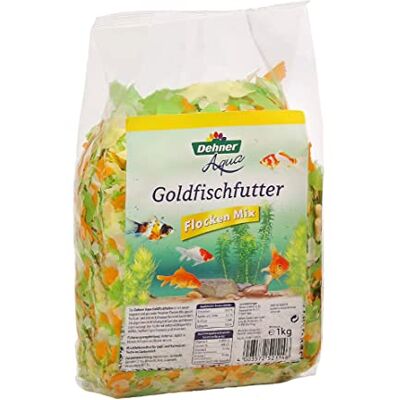 Dehner Aqua Nourriture pour poissons rouges Mélange de flocons 1 kg Dehner Aqua Nourriture pour poissons rouges Mélange de flocons 1 kg