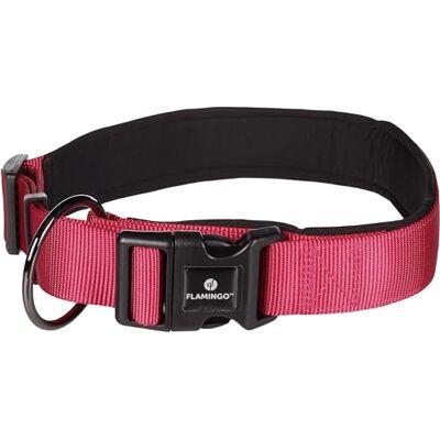 FLAMINGO Collier Abbi Rouge Cerise XXXL 65-70CM 38MM FLAMINGO Collier Abbi Rouge Cerise XXXL 65-70CM 38MM