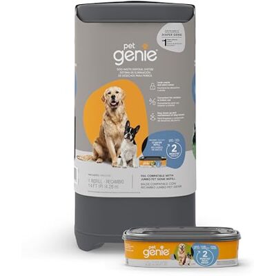 Pet Genie Seau Système d'élimination des déjections canines pour extérieur et intérieur Poubelle à déjections canines Comprend 1 sac de recharge carré qui dure jusqu'à 2 mois Pet Genie Seau Système d'élimination des déjections canines pour extérieur et intérieur Poubelle à déjections canines Comprend 1 sac de recharge carré qui dure jusqu'à 2 mois