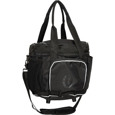 Imperial Riding IRH Basic Sac de toilettage avec plusieurs compartiments, poignées de transport et bandoulière Noir Taille unique Imperial Riding IRH Basic Sac de toilettage avec plusieurs compartiments, poignées de transport et bandoulière Noir Taille unique