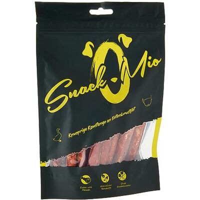 SnackOMio - Kaustange - 6x200g - Entrecôte de canard - Snack pour chiens SnackOMio - Kaustange - 6x200g - Entrecôte de canard - Snack pour chiens