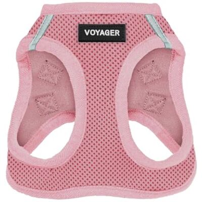 Best Pet Supplies Voyager Step-in Air Harnais en maille résistante aux intempéries, réfléchissant, anti-traction et sécurisé pour chiens et chats de petite et moyenne taille, rose, taille S Best Pet Supplies Voyager Step-in Air Harnais en maille résistante aux intempéries, réfléchissant, anti-traction et sécurisé pour chiens et chats de petite et moyenne taille, rose, taille S